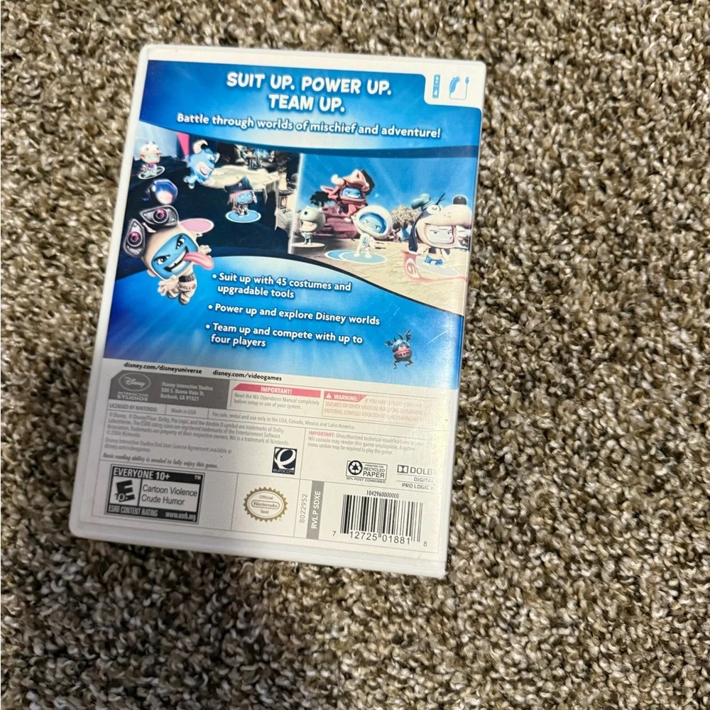 Nintendo Disney‎ Universe Wii Game - Vibrant Characters